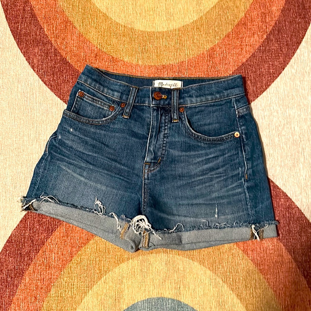 Madewell denim cutoffs - high rise